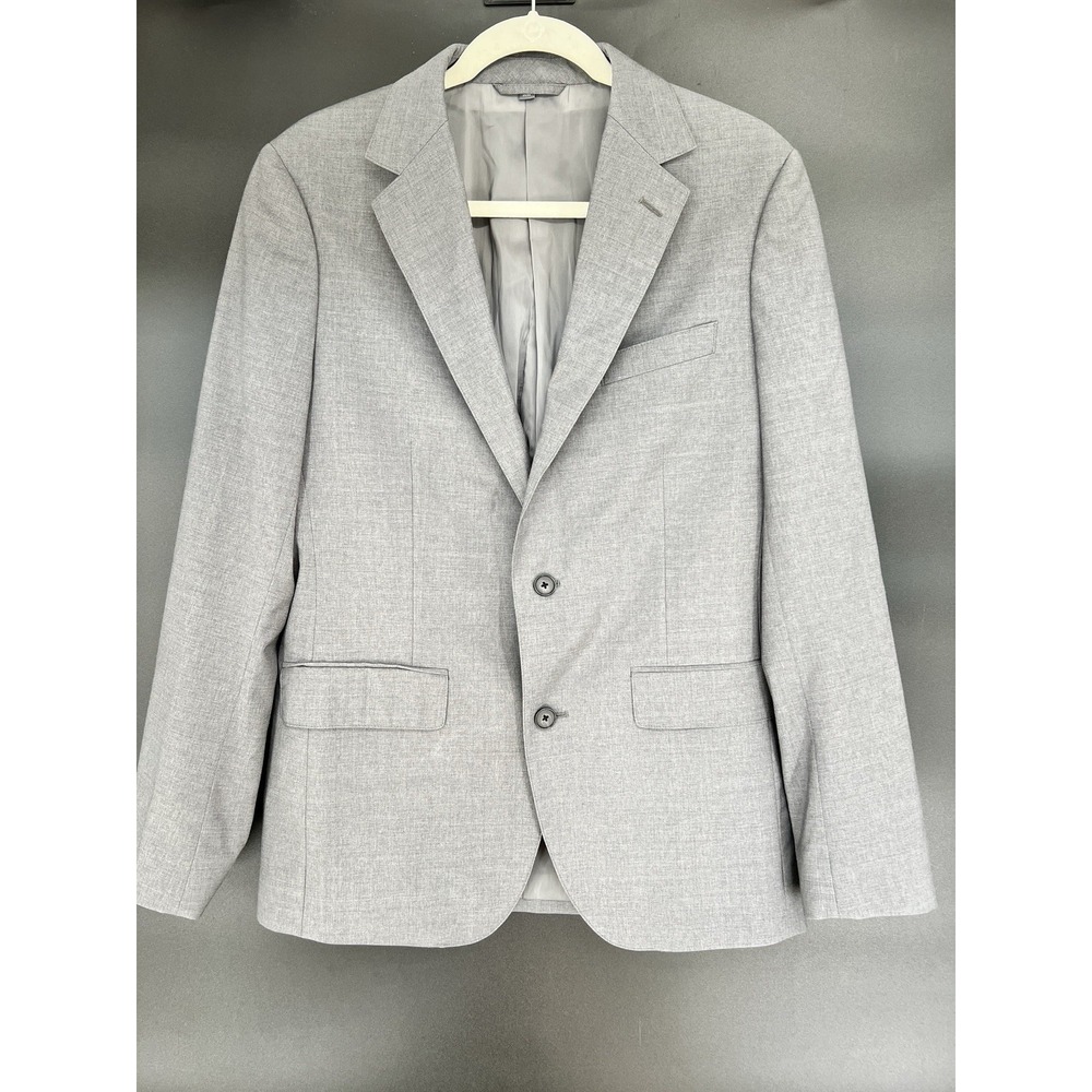 Bonobos Blazer Mens 38R Slim Fit Gray Marzotto Wool Sports Coat 19958-GY001